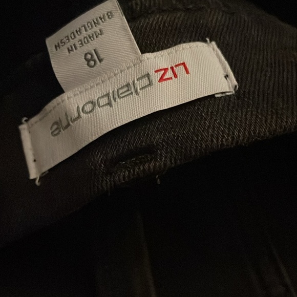 Liz Claiborne mineral wash
 Denim Maxi Skirt with Front Slit New With Tags - Picture 9 of 9